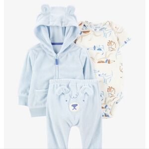NWT Carter's 3-Piece Dog Outfit Set